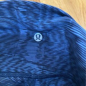 Lululemon Blue Patterned Leggings